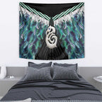 Aotearoa Korowai Motif Tapestry Hei Manaia Poutama Maori Pattern