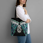 Aotearoa Korowai Motif Tote Bag Hei Manaia Poutama Maori Pattern - Aussie Hoodie