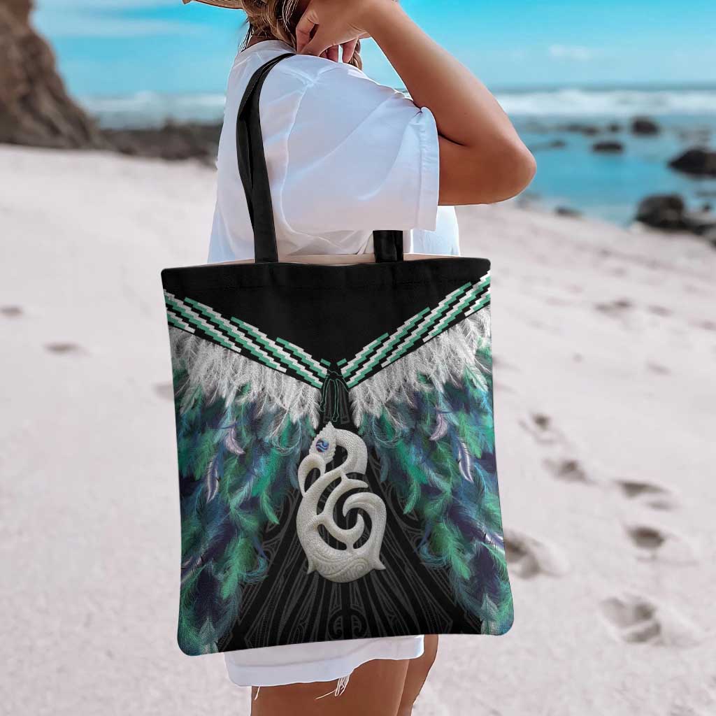 Aotearoa Korowai Motif Tote Bag Hei Manaia Poutama Maori Pattern - Aussie Hoodie