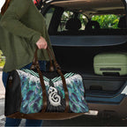 Aotearoa Korowai Motif Travel Bag Hei Manaia Poutama Maori Pattern - Aussie Hoodie