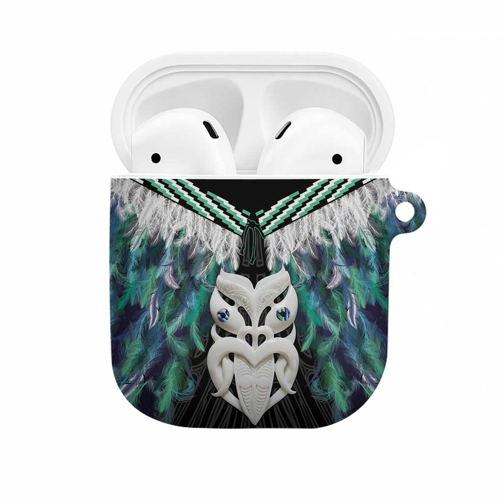 Aotearoa Korowai Motif AirPods Case Maori Wheku Poutama - Aussie Hoodie