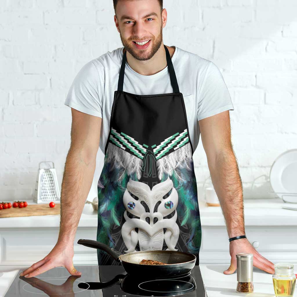 Aotearoa Korowai Motif Apron Maori Wheku Poutama - Aussie Hoodie