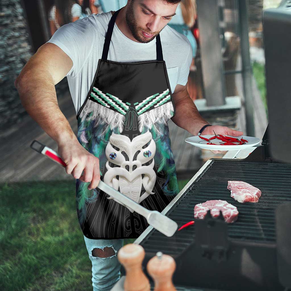 Aotearoa Korowai Motif Apron Maori Wheku Poutama - Aussie Hoodie
