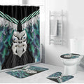 Aotearoa Korowai Motif Bathroom Set Maori Wheku Poutama - Aussie Hoodie