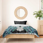 Aotearoa Korowai Motif Bedding Set Maori Wheku Poutama
