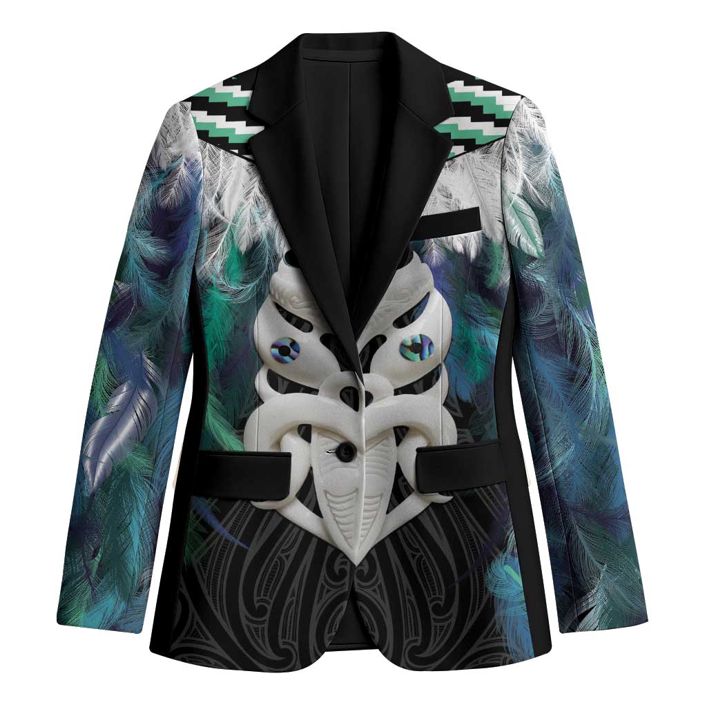 Aotearoa Korowai Motif Blazer Maori Wheku Poutama - Aussie Hoodie