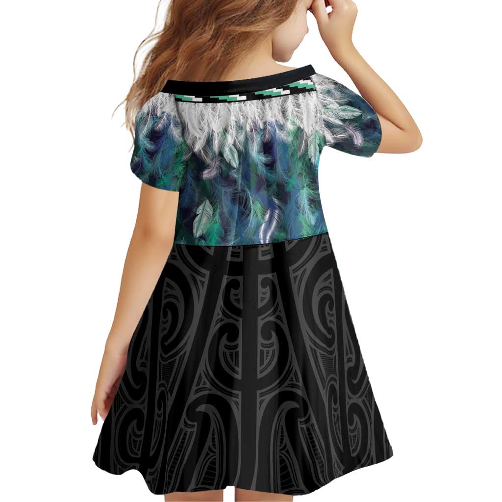 Aotearoa Korowai Motif Family Matching Puletasi and Hawaiian Shirt Maori Wheku Poutama