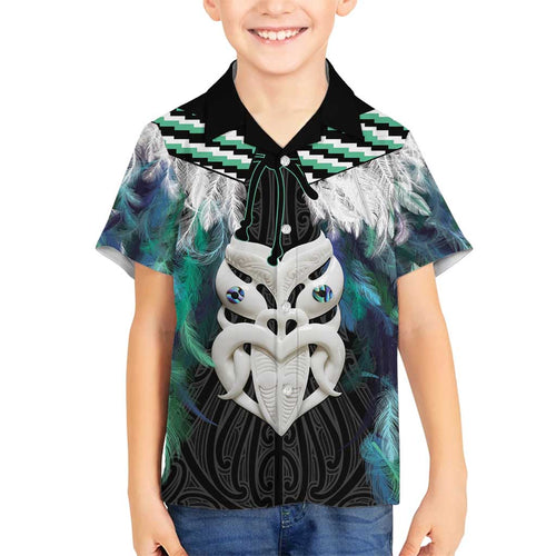 Aotearoa Korowai Motif Family Matching Summer Maxi Dress and Hawaiian Shirt Maori Wheku Poutama
