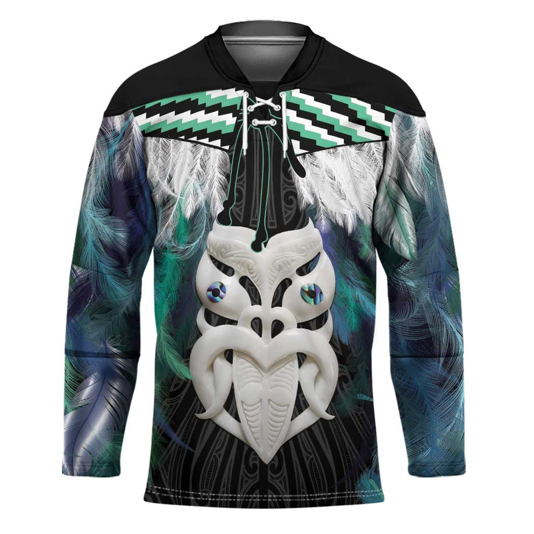 Aotearoa Korowai Motif Hockey Jersey Maori Wheku Poutama - Aussie Hoodie