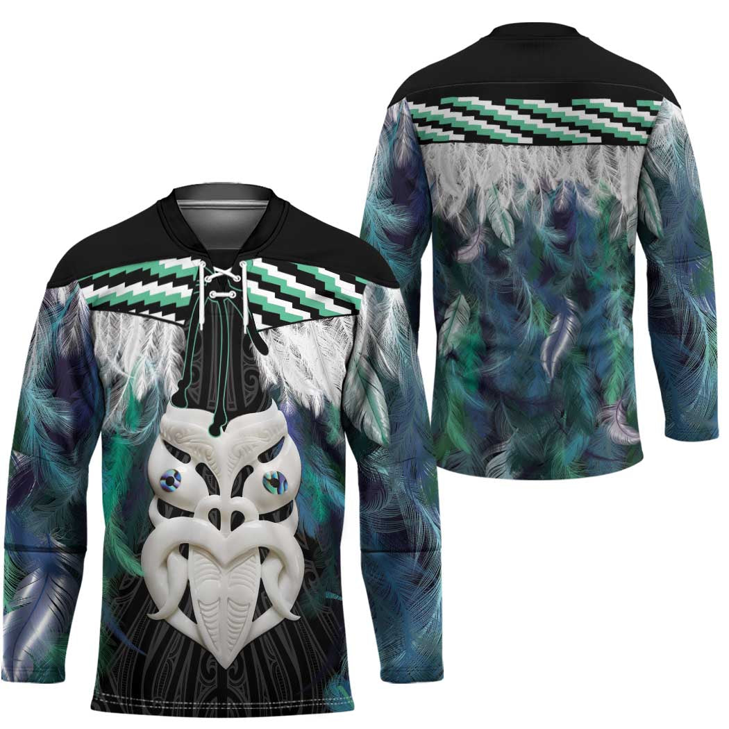 Aotearoa Korowai Motif Hockey Jersey Maori Wheku Poutama - Aussie Hoodie