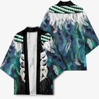 Aotearoa Korowai Motif Kimono Maori Wheku Poutama - Aussie Hoodie