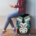 Aotearoa Korowai Motif Luggage Cover Maori Wheku Poutama