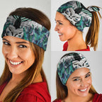 Aotearoa Korowai Motif Neck Gaiter Maori Wheku Poutama - Aussie Hoodie
