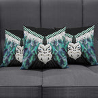 Aotearoa Korowai Motif Pillow Cover Maori Wheku Poutama - Aussie Hoodie