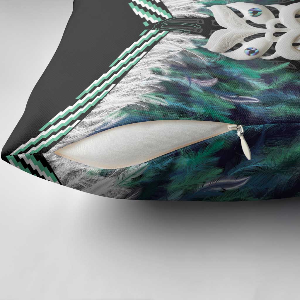 Aotearoa Korowai Motif Pillow Cover Maori Wheku Poutama - Aussie Hoodie