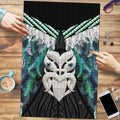 Aotearoa Korowai Motif Puzzle Maori Wheku Poutama - Aussie Hoodie