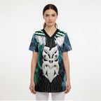 Aotearoa Korowai Motif Scrub Top Maori Wheku Poutama - Aussie Hoodie