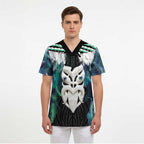 Aotearoa Korowai Motif Scrub Top Maori Wheku Poutama - Aussie Hoodie