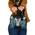 Aotearoa Korowai Motif Shoulder Handbag Maori Wheku Poutama