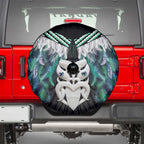 Aotearoa Korowai Motif Spare Tire Cover Maori Wheku Poutama