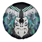 Aotearoa Korowai Motif Spare Tire Cover Maori Wheku Poutama