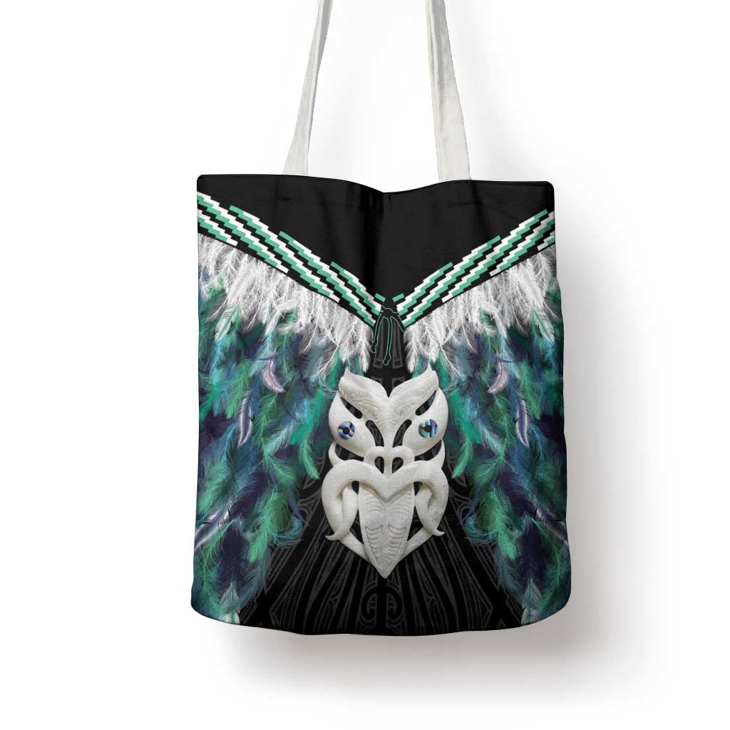 Aotearoa Korowai Motif Tote Bag Maori Wheku Poutama - Aussie Hoodie