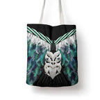 Aotearoa Korowai Motif Tote Bag Maori Wheku Poutama - Aussie Hoodie