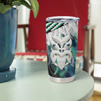 Aotearoa Korowai Motif Tumbler Cup Maori Wheku Poutama