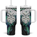 Aotearoa Korowai Motif Tumbler With Handle Maori Wheku Poutama