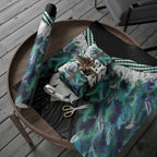 Aotearoa Korowai Motif Wrapping Paper Maori Wheku Poutama - Aussie Hoodie