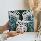 Aotearoa Korowai Motif Wrapping Paper Maori Wheku Poutama - Aussie Hoodie