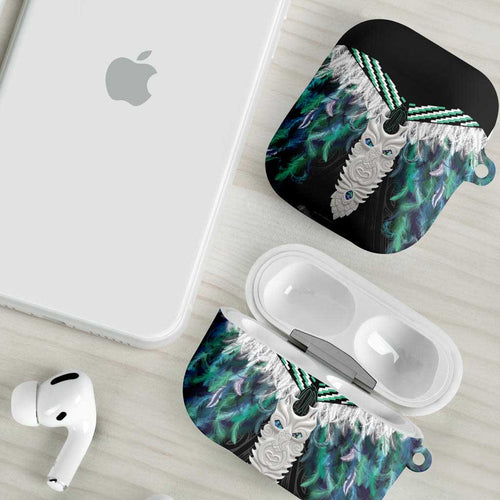 Aotearoa Korowai Motif AirPods Case Maori Tane Poutama - Aussie Hoodie