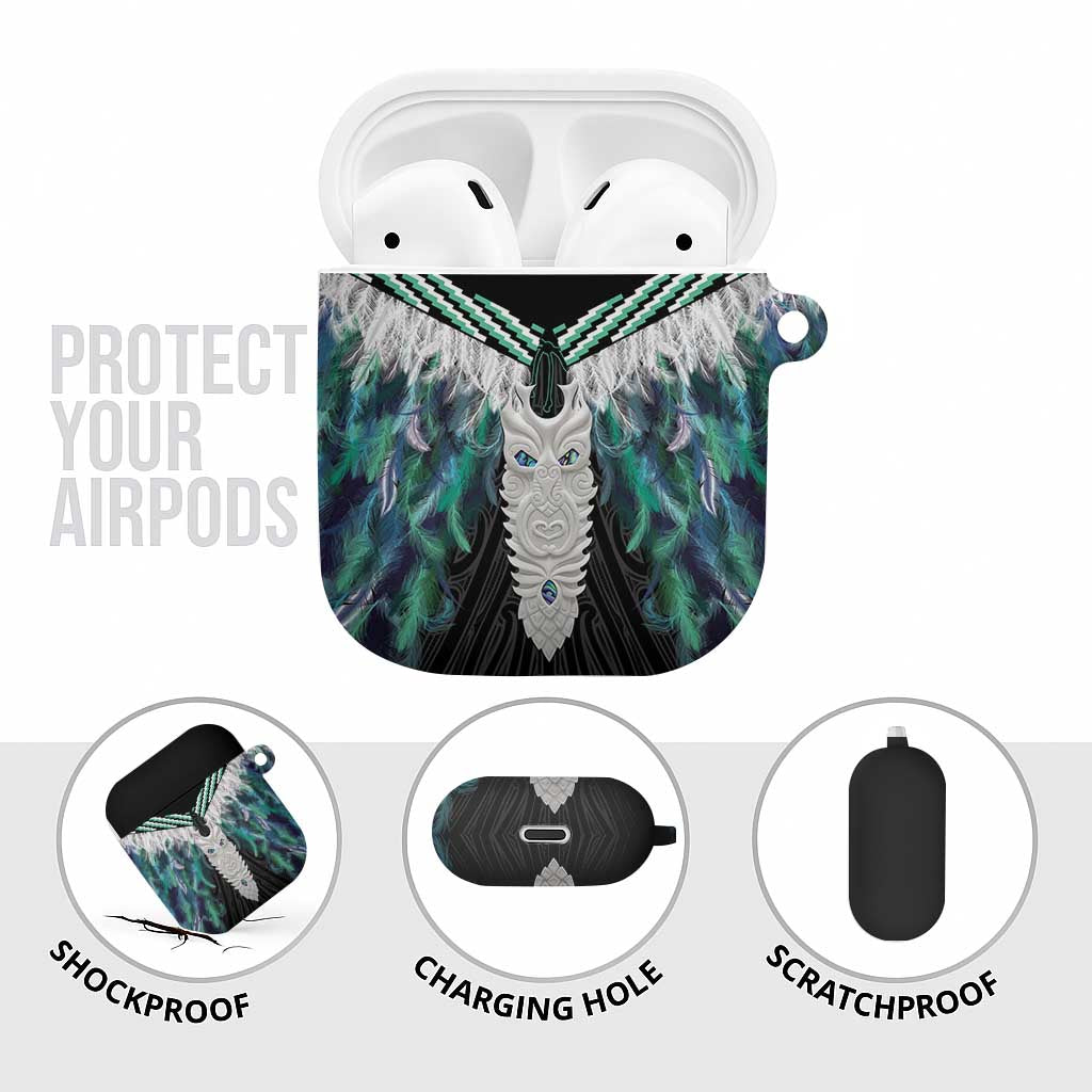 Aotearoa Korowai Motif AirPods Case Maori Tane Poutama - Aussie Hoodie