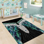 Aotearoa Korowai Motif Area Rug Maori Tane Poutama