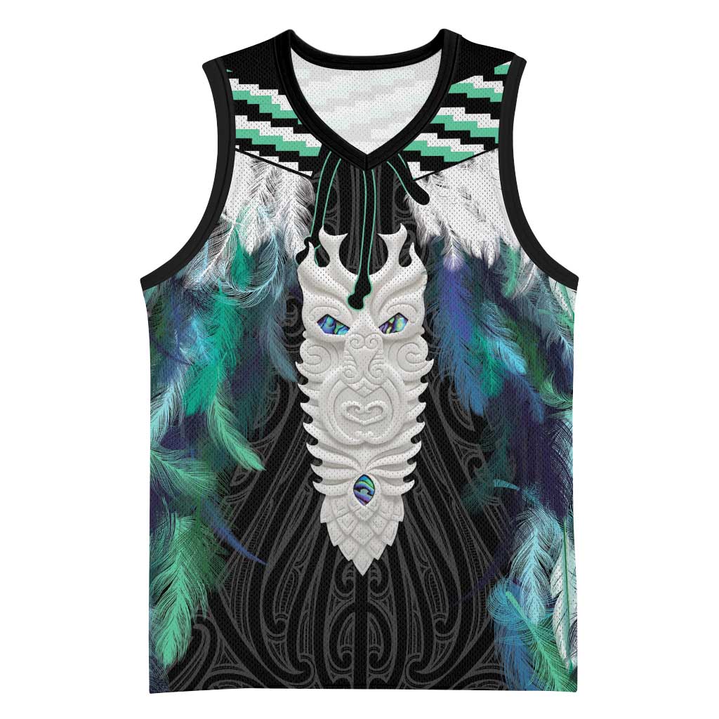 Aotearoa Korowai Motif Basketball Jersey Maori Tane Poutama - Aussie Hoodie