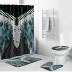 Aotearoa Korowai Motif Bathroom Set Maori Tane Poutama - Aussie Hoodie