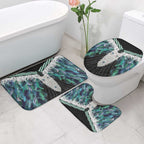 Aotearoa Korowai Motif Bathroom Set Maori Tane Poutama - Aussie Hoodie