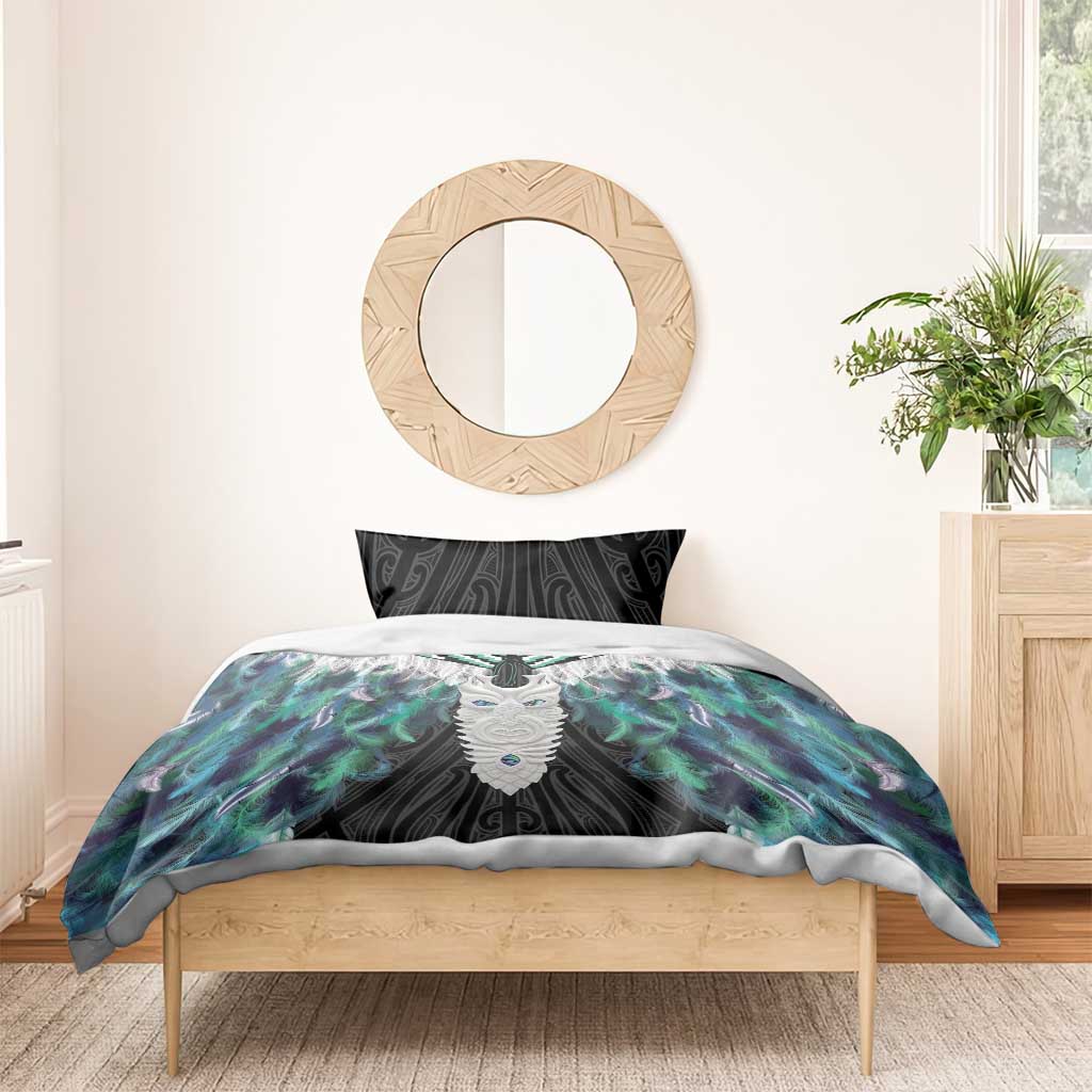 Aotearoa Korowai Motif Bedding Set Maori Tane Poutama