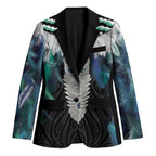 Aotearoa Korowai Motif Blazer Maori Tane Poutama - Aussie Hoodie