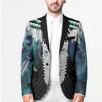 Aotearoa Korowai Motif Blazer Maori Tane Poutama - Aussie Hoodie