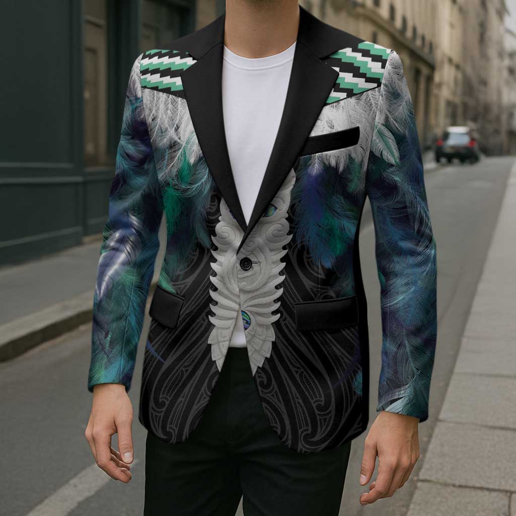 Aotearoa Korowai Motif Blazer Maori Tane Poutama - Aussie Hoodie