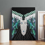 Aotearoa Korowai Motif Canvas Wall Art Maori Tane Poutama