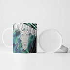 Aotearoa Korowai Motif Ceramic Mug Maori Tane Poutama - Aussie Hoodie