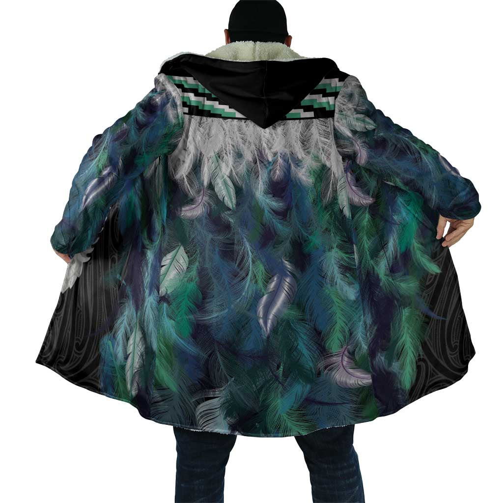 Aotearoa Korowai Motif Cloak Maori Tane Poutama - Aussie Hoodie