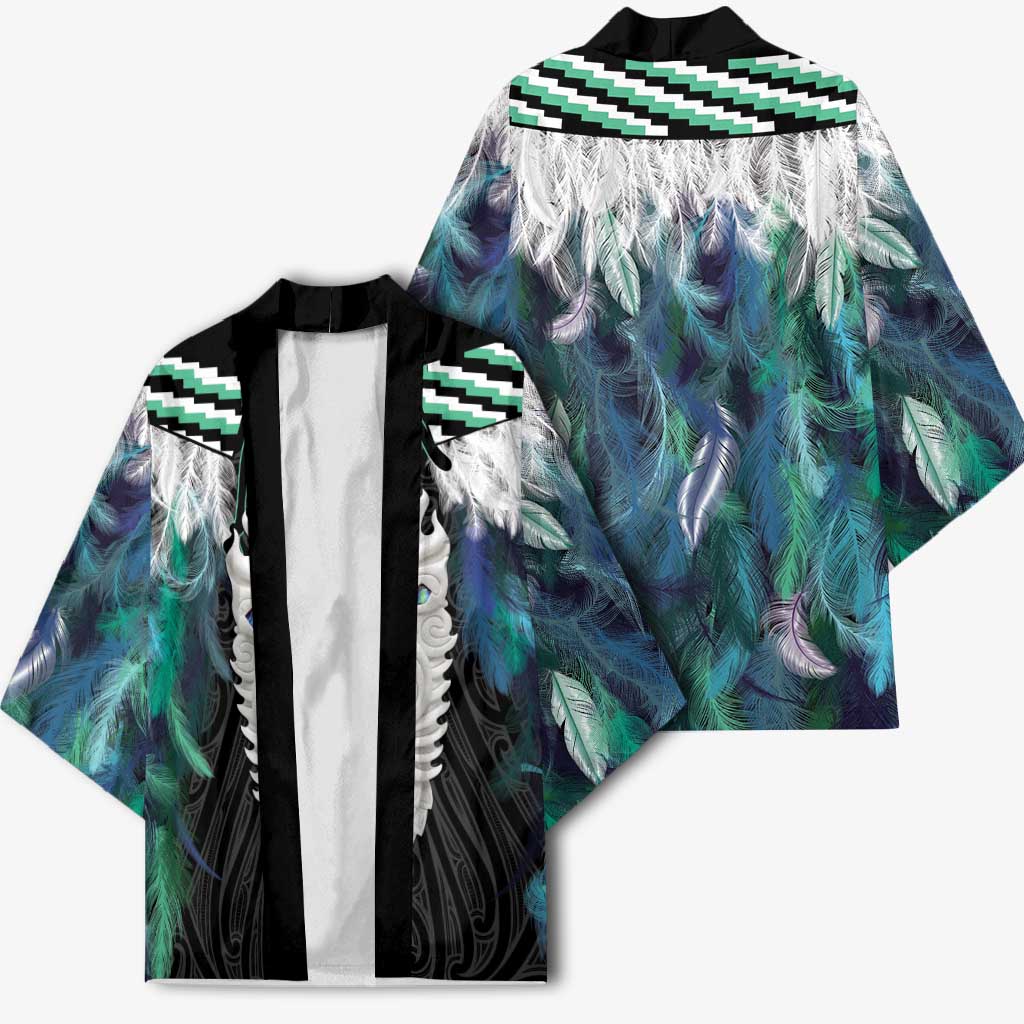 Aotearoa Korowai Motif Kimono Maori Tane Poutama - Aussie Hoodie