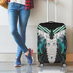 Aotearoa Korowai Motif Luggage Cover Maori Tane Poutama
