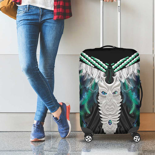 Aotearoa Korowai Motif Luggage Cover Maori Tane Poutama