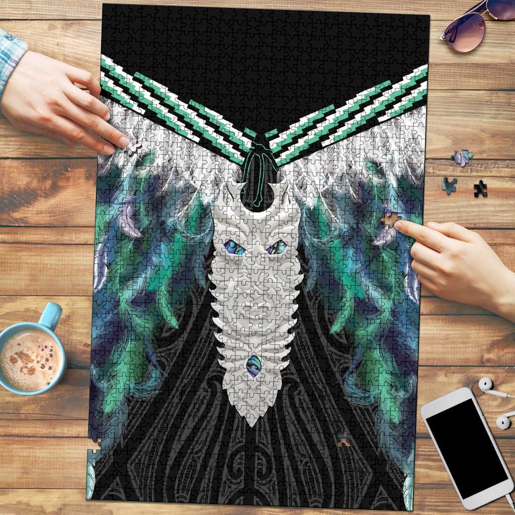 Aotearoa Korowai Motif Puzzle Maori Tane Poutama - Aussie Hoodie