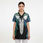 Aotearoa Korowai Motif Scrub Top Maori Tane Poutama - Aussie Hoodie