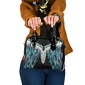 Aotearoa Korowai Motif Shoulder Handbag Maori Tane Poutama